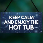 Funny Hot Tub Sign Quote Hot Tub Accessories Garden Summerhouse