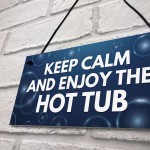 Funny Hot Tub Sign Quote Hot Tub Accessories Garden Summerhouse