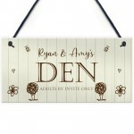 Funny Kids Den Sign Personalised Playhouse Sign Daughter Son