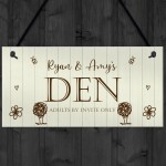 Funny Kids Den Sign Personalised Playhouse Sign Daughter Son