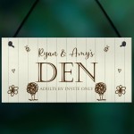 Funny Kids Den Sign Personalised Playhouse Sign Daughter Son