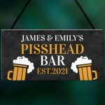 Funny Rude Home Bar Sign Personalised Bar Pub Sign Man Cave