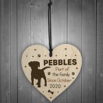 Personalised Dog Sign For Home Wood Heart Dog Sign Family Gift