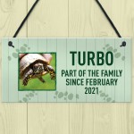 Personalised Turtle Sign For Home Pet Gift Turtle House Sign