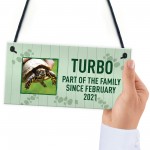 Personalised Turtle Sign For Home Pet Gift Turtle House Sign