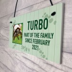 Personalised Turtle Sign For Home Pet Gift Turtle House Sign