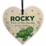 Personalised Turtle House Pet Gift For Turtle Tortoise Tank Sign