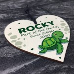 Personalised Turtle House Pet Gift For Turtle Tortoise Tank Sign