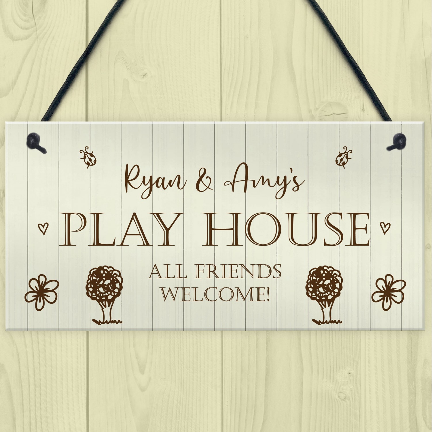 Play sale house sign