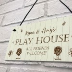 Funny Playhouse Sign Hanging Door Sign Garden Summerhouse