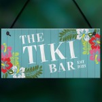 Novelty Tiki Bar Sign For Garden Summerhouse Hanging Plaque