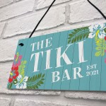 Novelty Tiki Bar Sign For Garden Summerhouse Hanging Plaque