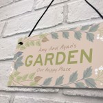 Personalised Garden Sign Home Decor Floral Summerhouse Sign