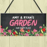 Garden Sign Personalised Hanging Summerhouse Plaque Home Gift