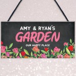 Garden Sign Personalised Hanging Summerhouse Plaque Home Gift