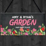 Garden Sign Personalised Hanging Summerhouse Plaque Home Gift