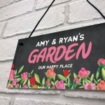 Garden Sign Personalised Hanging Summerhouse Plaque Home Gift