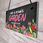 Garden Sign Personalised Hanging Summerhouse Plaque Home Gift