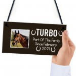 Personalised Horse Sign Hanging Stable Sign Horse Lover Gift