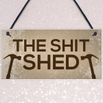 Funny Rude Garden Shed Sign Hanging Door Plaque Shed Sign