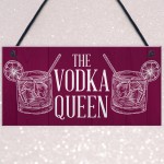 The Vodka Queen Funny Friendship Gift For Her Novelty Vodka Bar