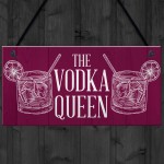 The Vodka Queen Funny Friendship Gift For Her Novelty Vodka Bar