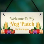 Novelty Vegetable Patch Sign Garden Signs Hanging Garden Shed