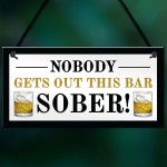 Novelty Home Bar Sign Funny Garden Pub Plaque Alcohol Gift