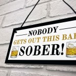 Novelty Home Bar Sign Funny Garden Pub Plaque Alcohol Gift