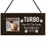 Personalised Cat Sign Hanging Home Sign Pet Gift Cat Lover Gift