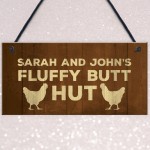 Novelty PERSONALISED Chicken Coop Sign For Garden Chicken Sign