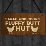 Novelty PERSONALISED Chicken Coop Sign For Garden Chicken Sign