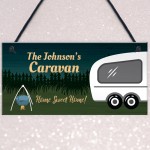 Personalised Caravan Plaque Caravan Decor Sign Great Gift