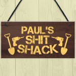 PERSONALISED Funny Shed Sign Novelty Gift For Him Dad Grandad