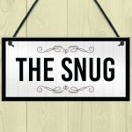 The Snug Sign New Home Gift Summerhouse Sign Hanging Door Sign