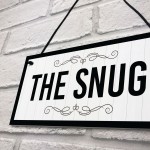 The Snug Sign New Home Gift Summerhouse Sign Hanging Door Sign