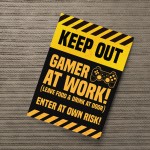 Funny Gaming Print Gaming Poster Man Cave Boys Bedroom Sign