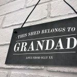 Novelty Shed Sign Personalised This Shed Belongs To Man Cave