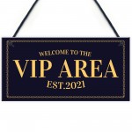 VIP AREA Home Bar Sign Novelty Beer Garden Bar Signs Man Cave