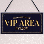 VIP AREA Home Bar Sign Novelty Beer Garden Bar Signs Man Cave