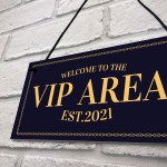 VIP AREA Home Bar Sign Novelty Beer Garden Bar Signs Man Cave