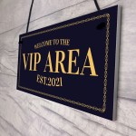 VIP AREA Home Bar Sign Novelty Beer Garden Bar Signs Man Cave