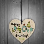 Quirky Personalised 40th Birthday Gift For Him Her Mum Dad