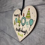 Quirky Personalised 40th Birthday Gift For Him Her Mum Dad