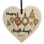 Quirky Personalised 60th Birthday Gift For Him Her Mum Dad