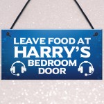 GamingBoys Bedroom Door Sign Novelty Gamer Gift For Son