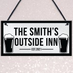 Home Bar Personalised Sign Novelty Garden Sign Man Cave Beer