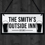 Home Bar Personalised Sign Novelty Garden Sign Man Cave Beer