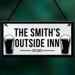 Home Bar Personalised Sign Novelty Garden Sign Man Cave Beer