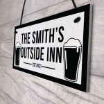 Home Bar Personalised Sign Novelty Garden Sign Man Cave Beer